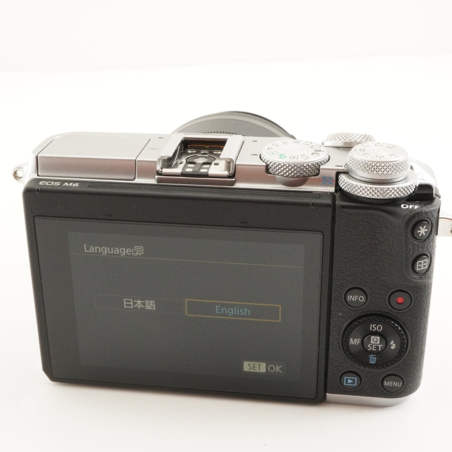 Canon EOS M6 Silver + EF-M 15-45mm IS STM +RS60-E3 +128GB Card from Japan #9756