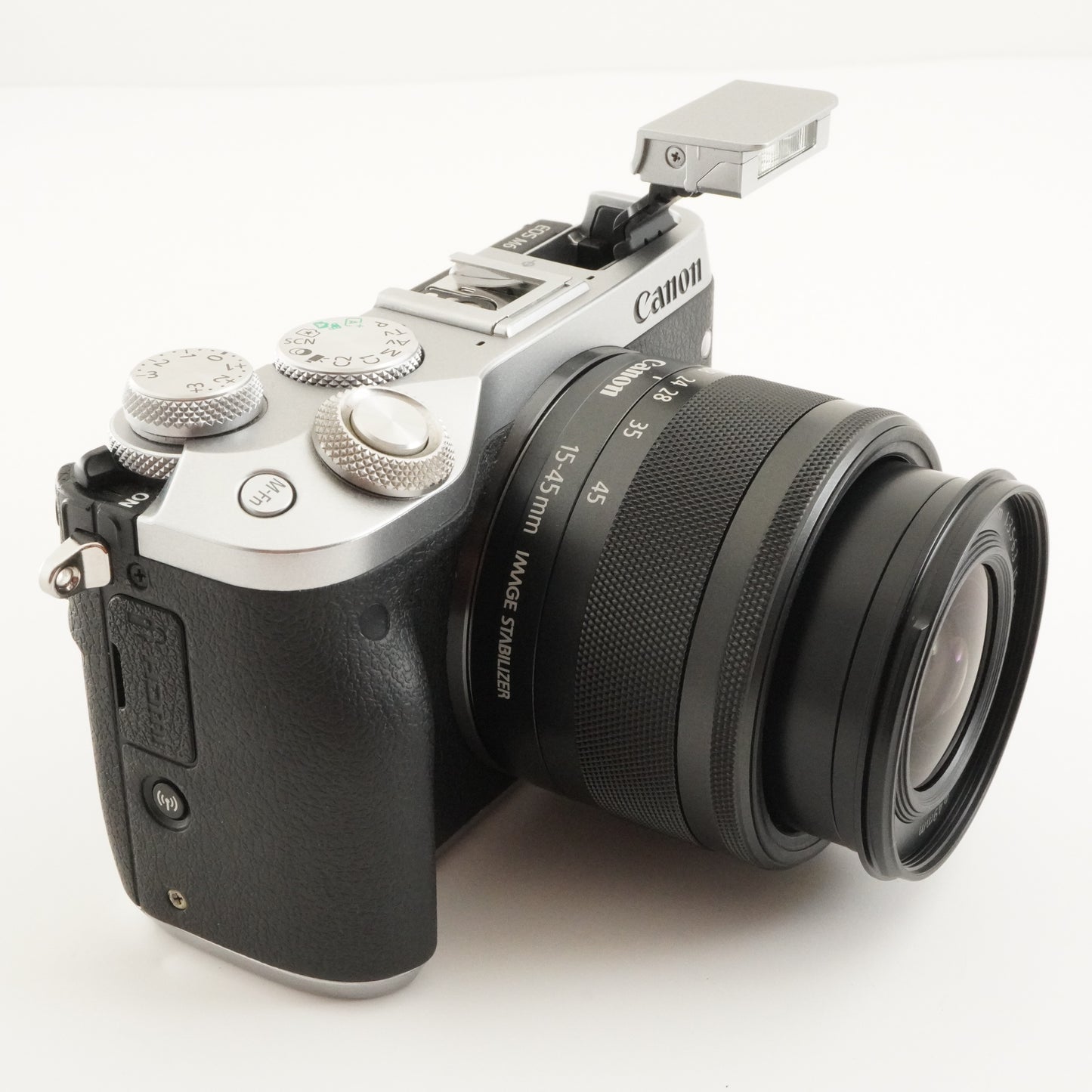 Canon EOS M6 Silver + EF-M 15-45mm IS STM +RS60-E3 +128GB Card from Japan #9756