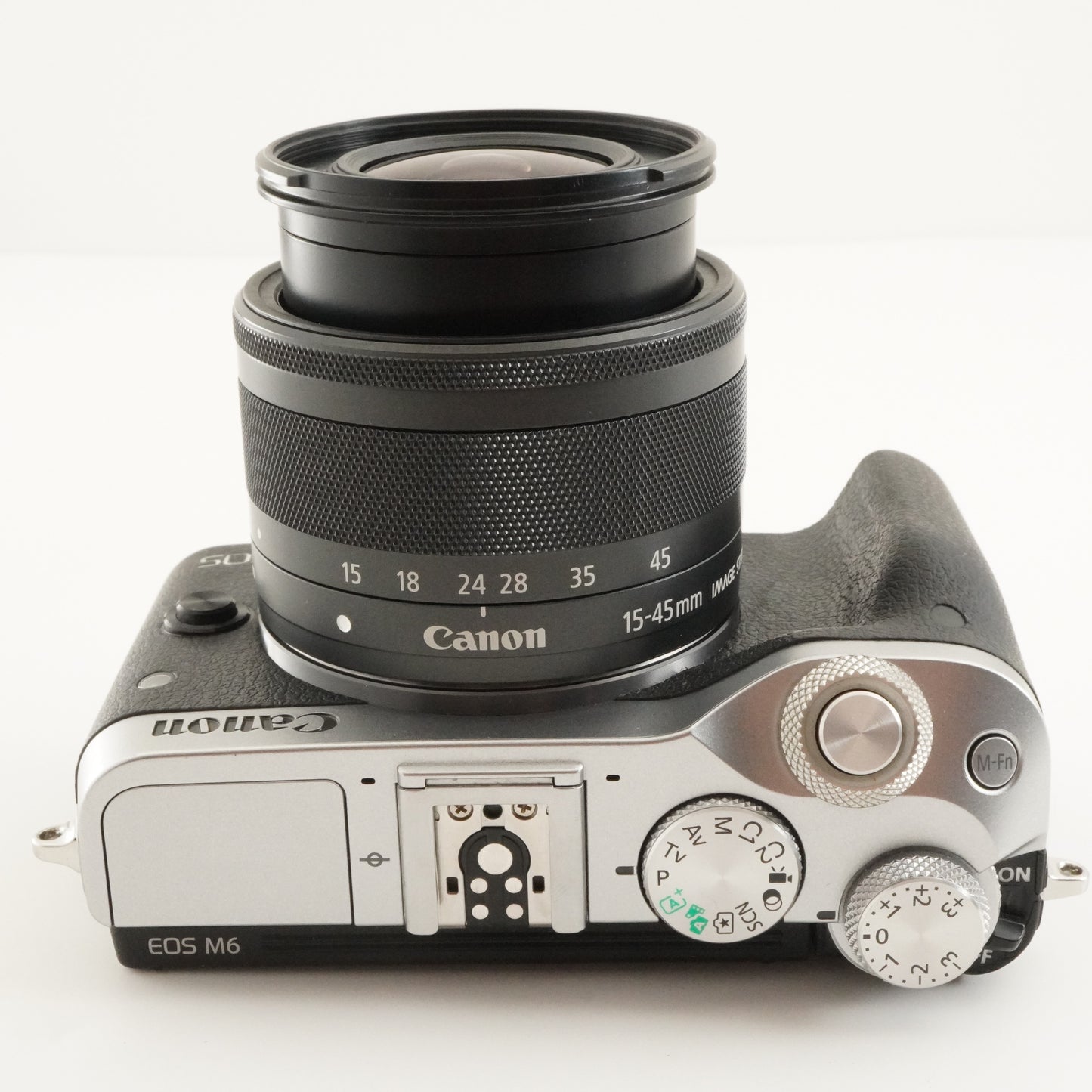 Canon EOS M6 Silver + EF-M 15-45mm IS STM +RS60-E3 +128GB Card from Japan #9756