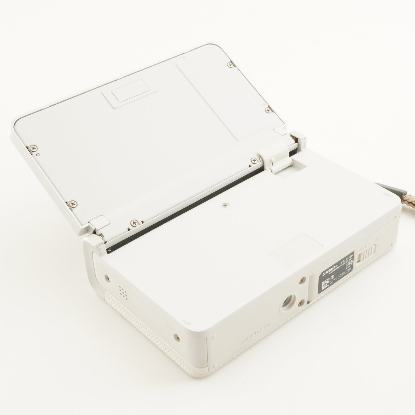 CASIO EXILIM EX-ZR60 White + 4GB SDHC Card Digital Camera from Japan #9758