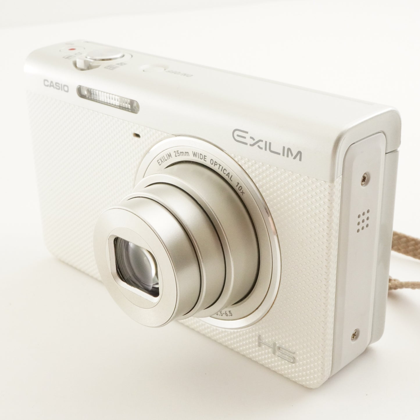 CASIO EXILIM EX-ZR60 White + 4GB SDHC Card Digital Camera from Japan #9758