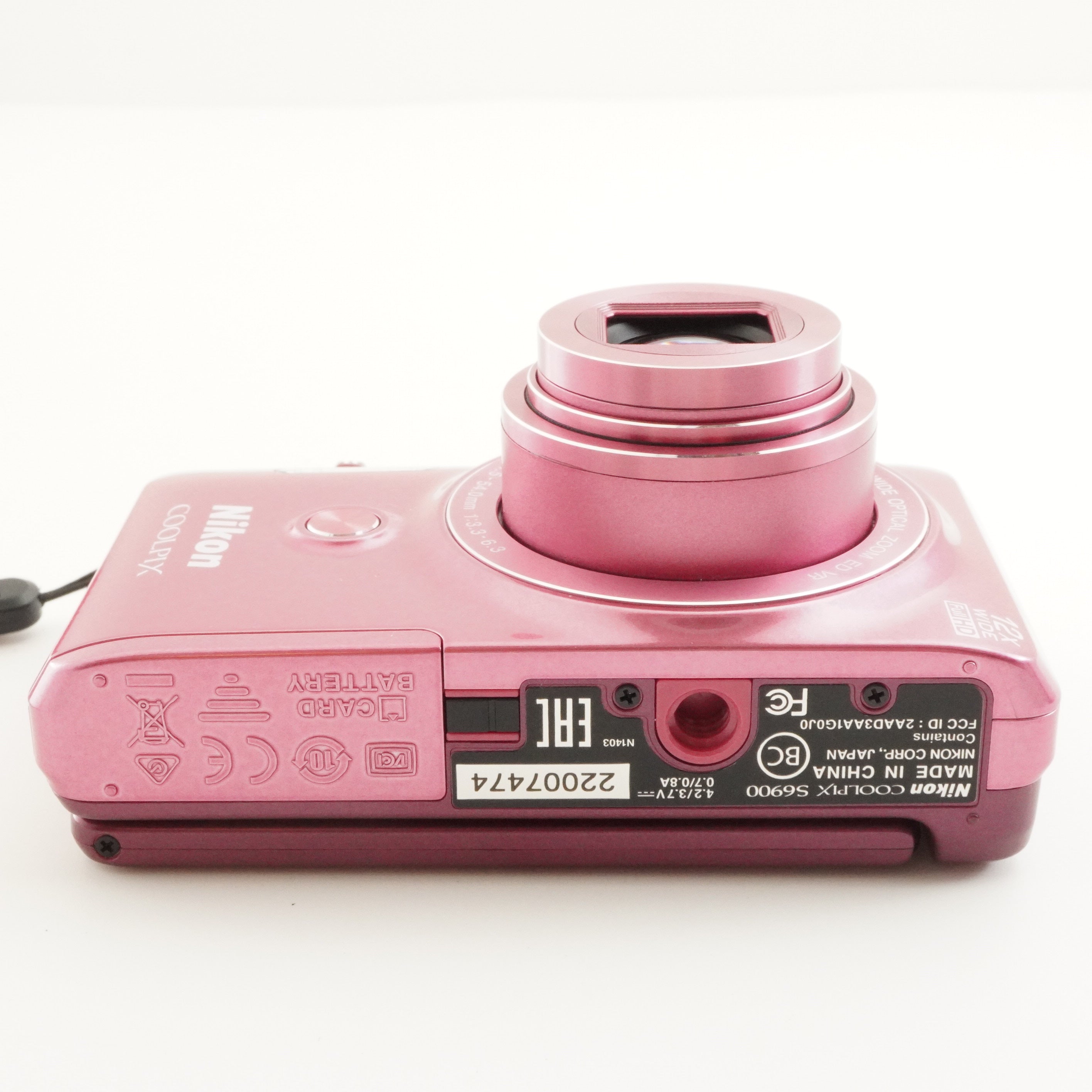Nikon Coolpix S6900 グロッシーピンク（SDカード付） Nikon COOLPIX S6900 Pink In Box + 4GB SDHC Card Digital Camera