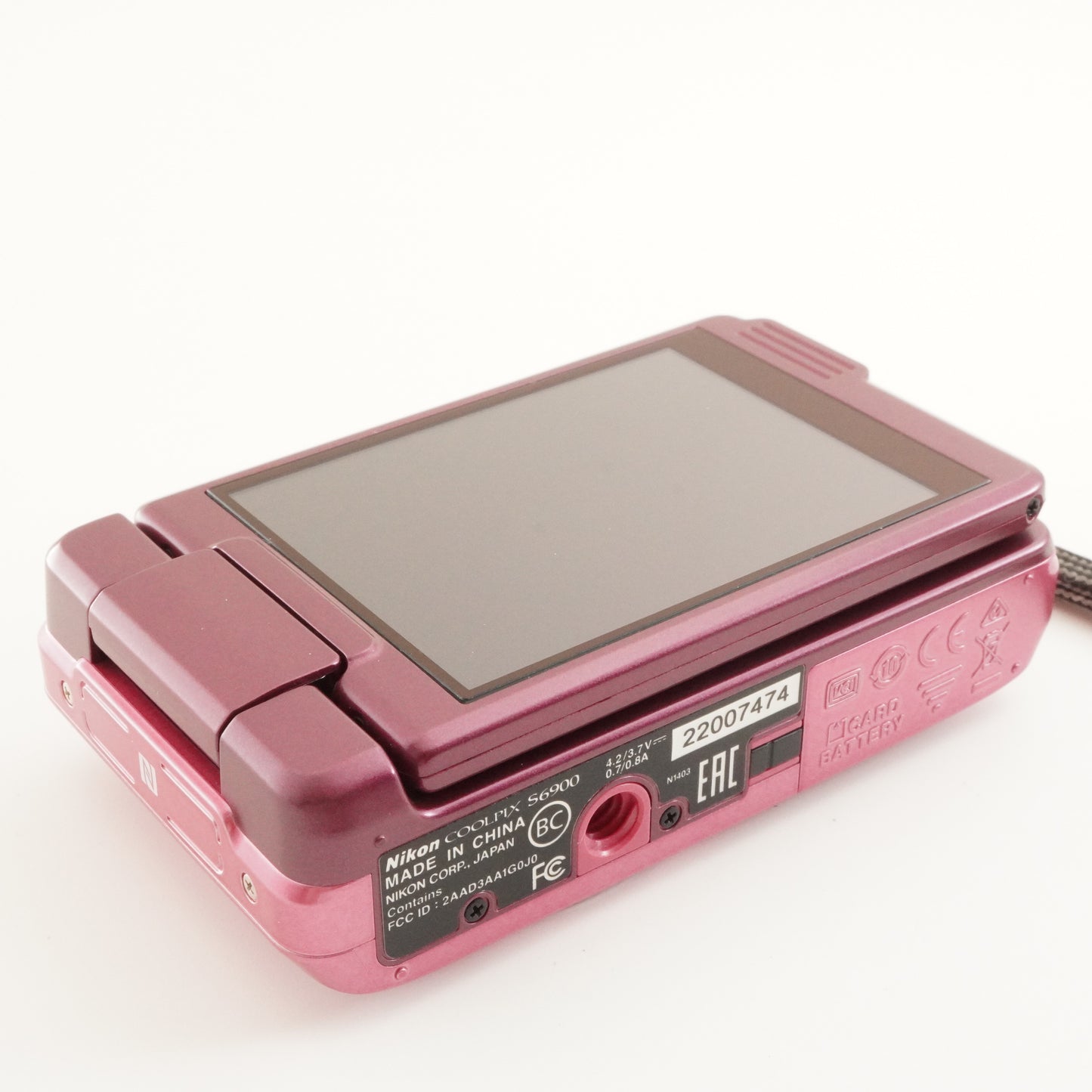 Nikon COOLPIX S6900 Pink In Box + 4GB SDHC Card Digital Camera from Japan #9764