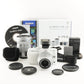 [217 Shots] OLYMPUS PEN E-PL6 White + 14-42mm + 40-150mm In Box from Japan #9782