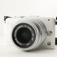[217 Shots] OLYMPUS PEN E-PL6 White + 14-42mm + 40-150mm In Box from Japan #9782