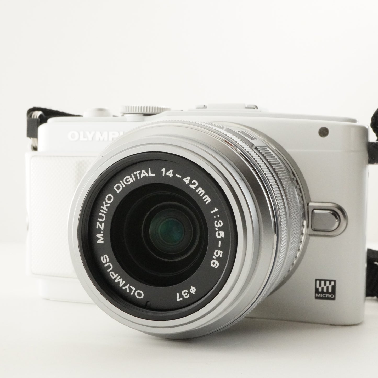 [217 Shots] OLYMPUS PEN E-PL6 White + 14-42mm + 40-150mm In Box from Japan #9782