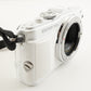 [217 Shots] OLYMPUS PEN E-PL6 White + 14-42mm + 40-150mm In Box from Japan #9782