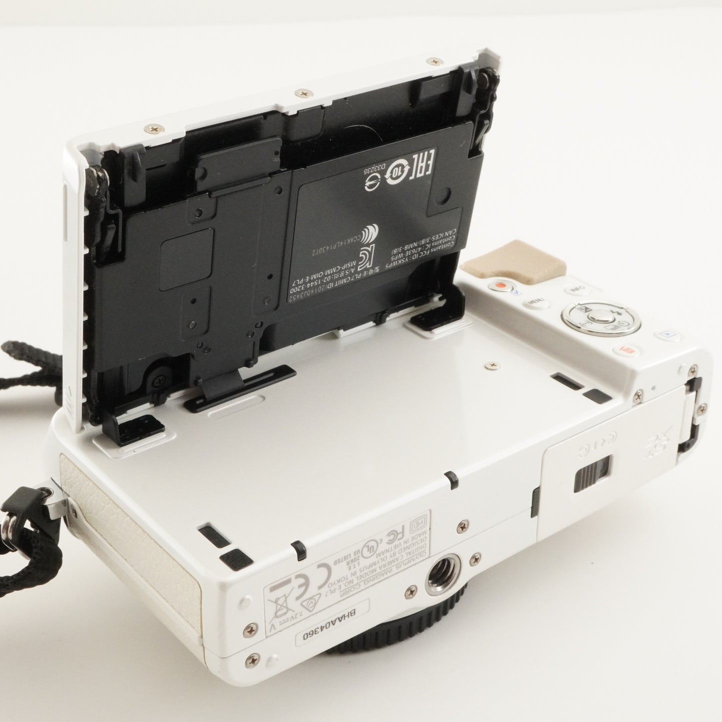 [1,255 Shots] OLYMPUS PEN E-PL7 White +14-42 EZ +40-150 +4GBSD from Japan #9789