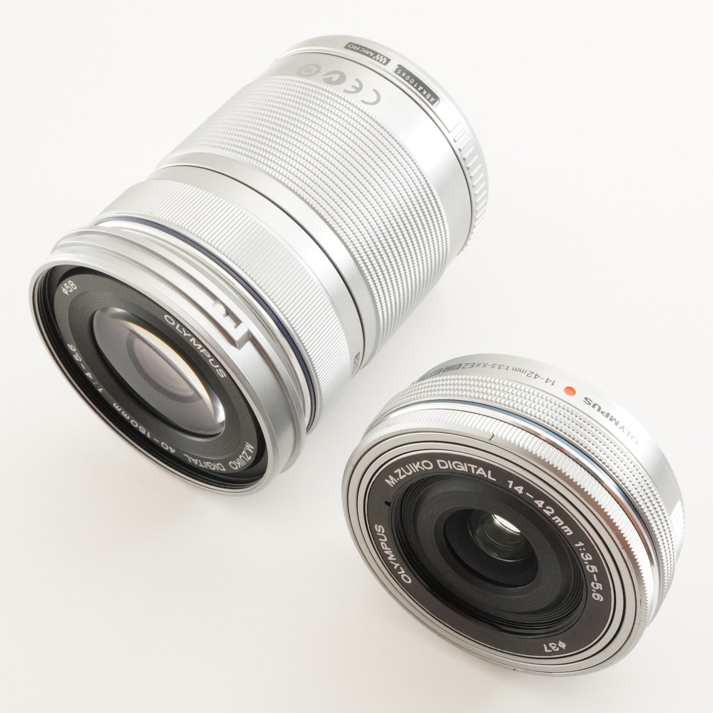 [1,255 Shots] OLYMPUS PEN E-PL7 White +14-42 EZ +40-150 +4GBSD from Japan #9789