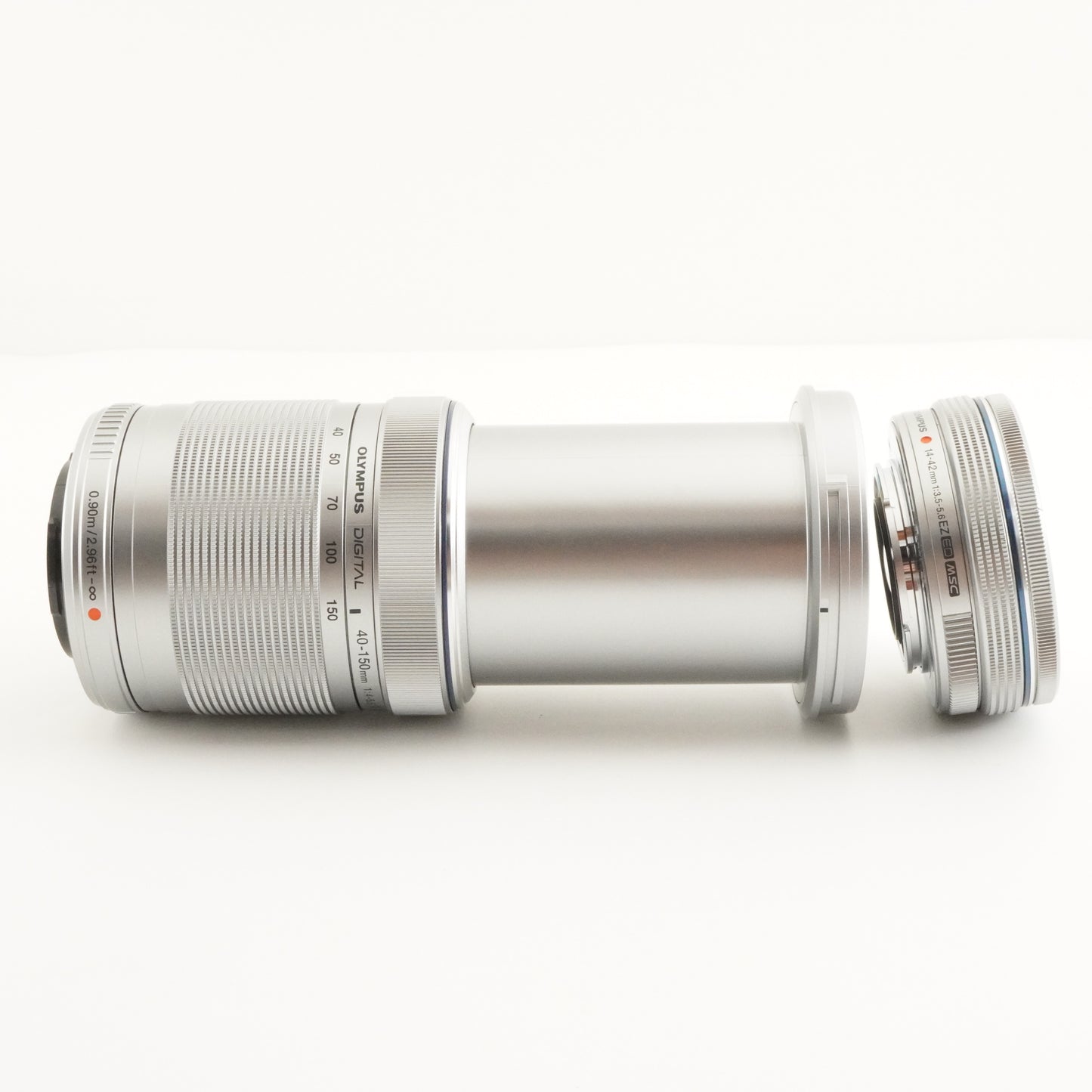 [1,255 Shots] OLYMPUS PEN E-PL7 White +14-42 EZ +40-150 +4GBSD from Japan #9789