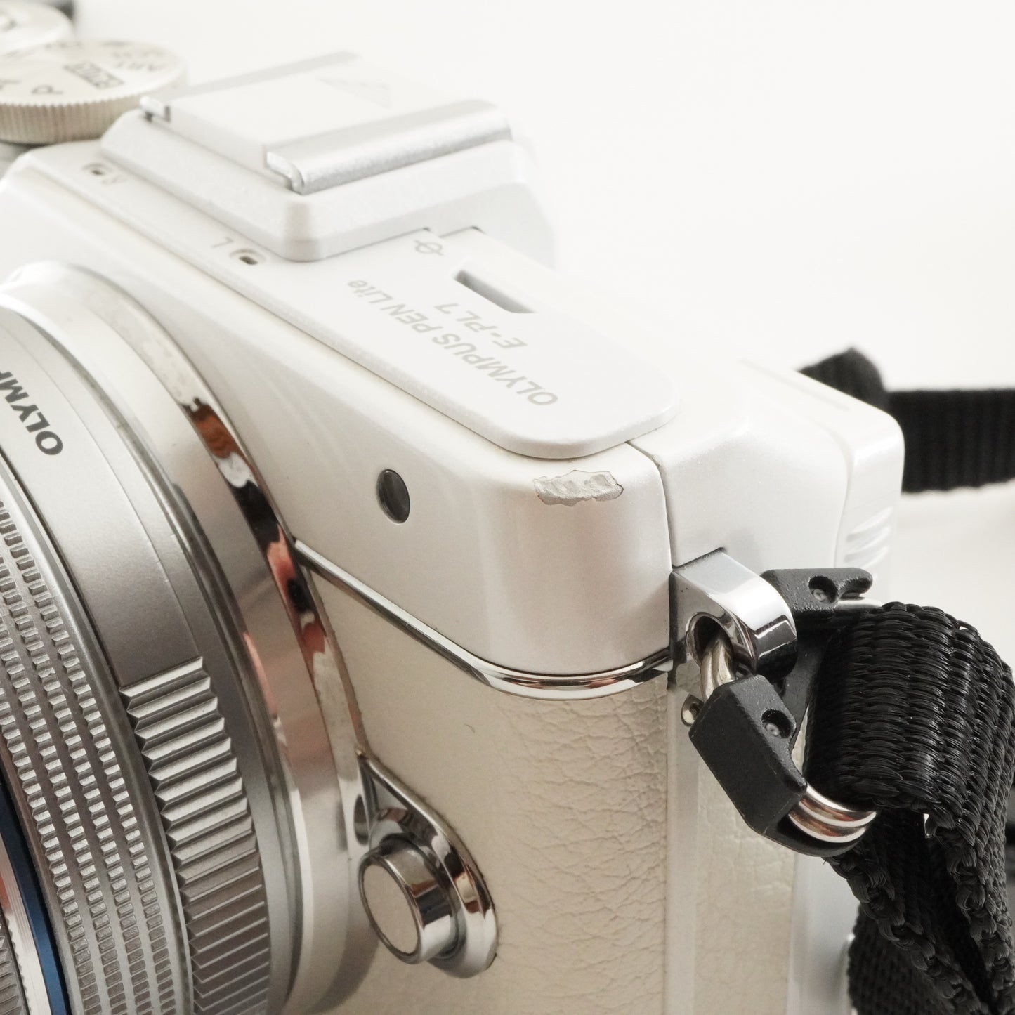 [1,255 Shots] OLYMPUS PEN E-PL7 White +14-42 EZ +40-150 +4GBSD from Japan #9789