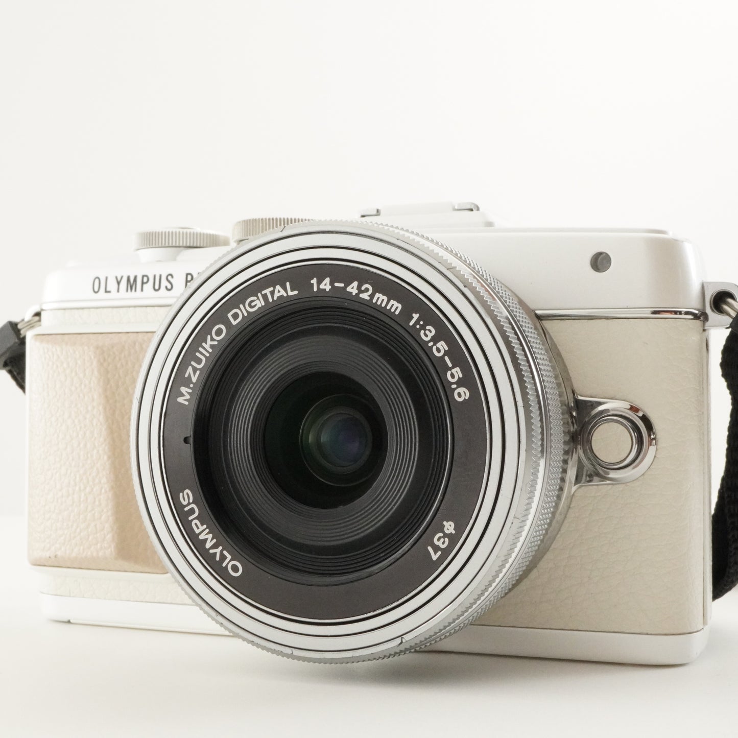 [1,255 Shots] OLYMPUS PEN E-PL7 White +14-42 EZ +40-150 +4GBSD from Japan #9789