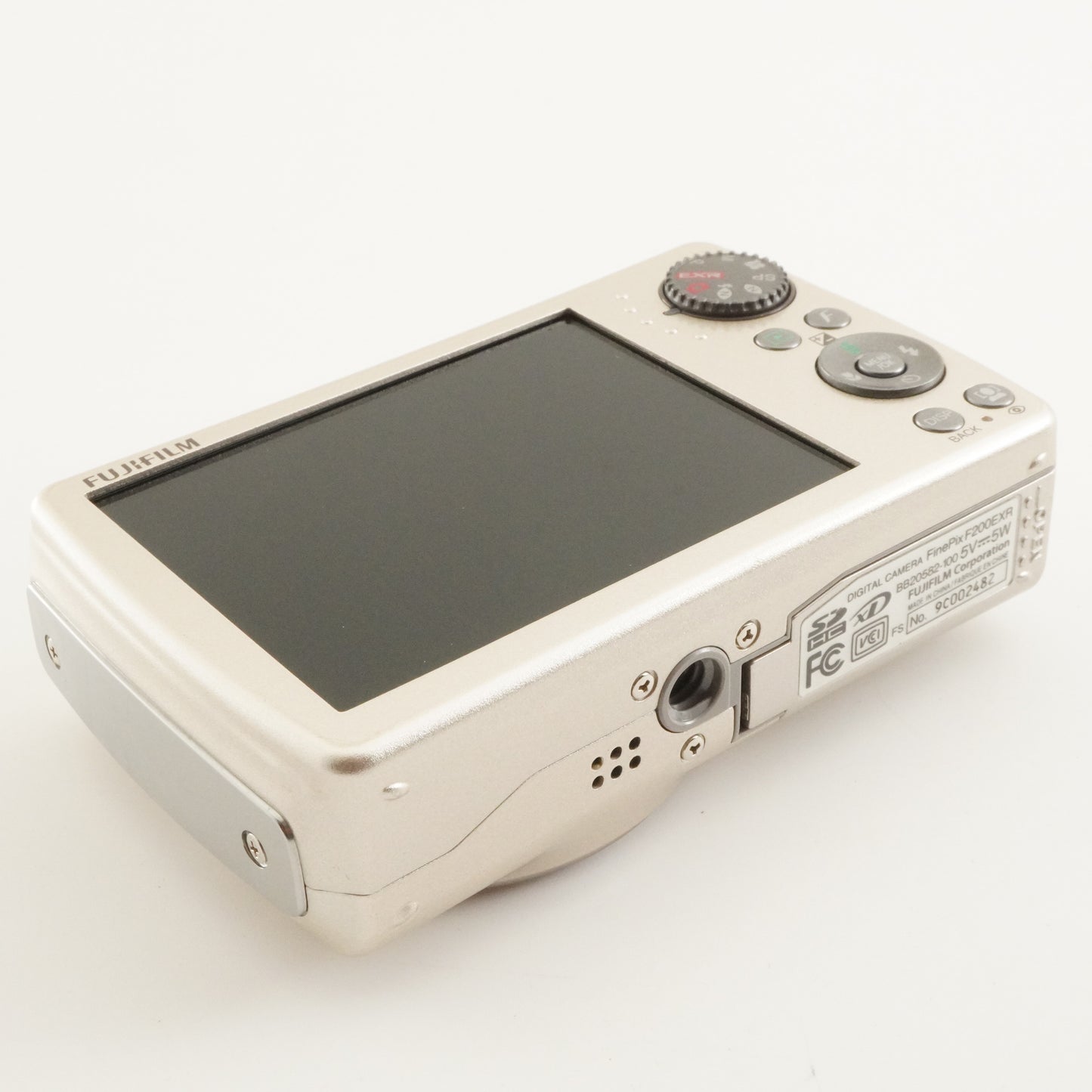 FUJIFILM FinePix F200 EXR Silver + 4GB SDHC Card Digital Camera from Japan #9848