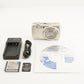 FUJIFILM FinePix F200 EXR Silver + 4GB SDHC Card Digital Camera from Japan #9848