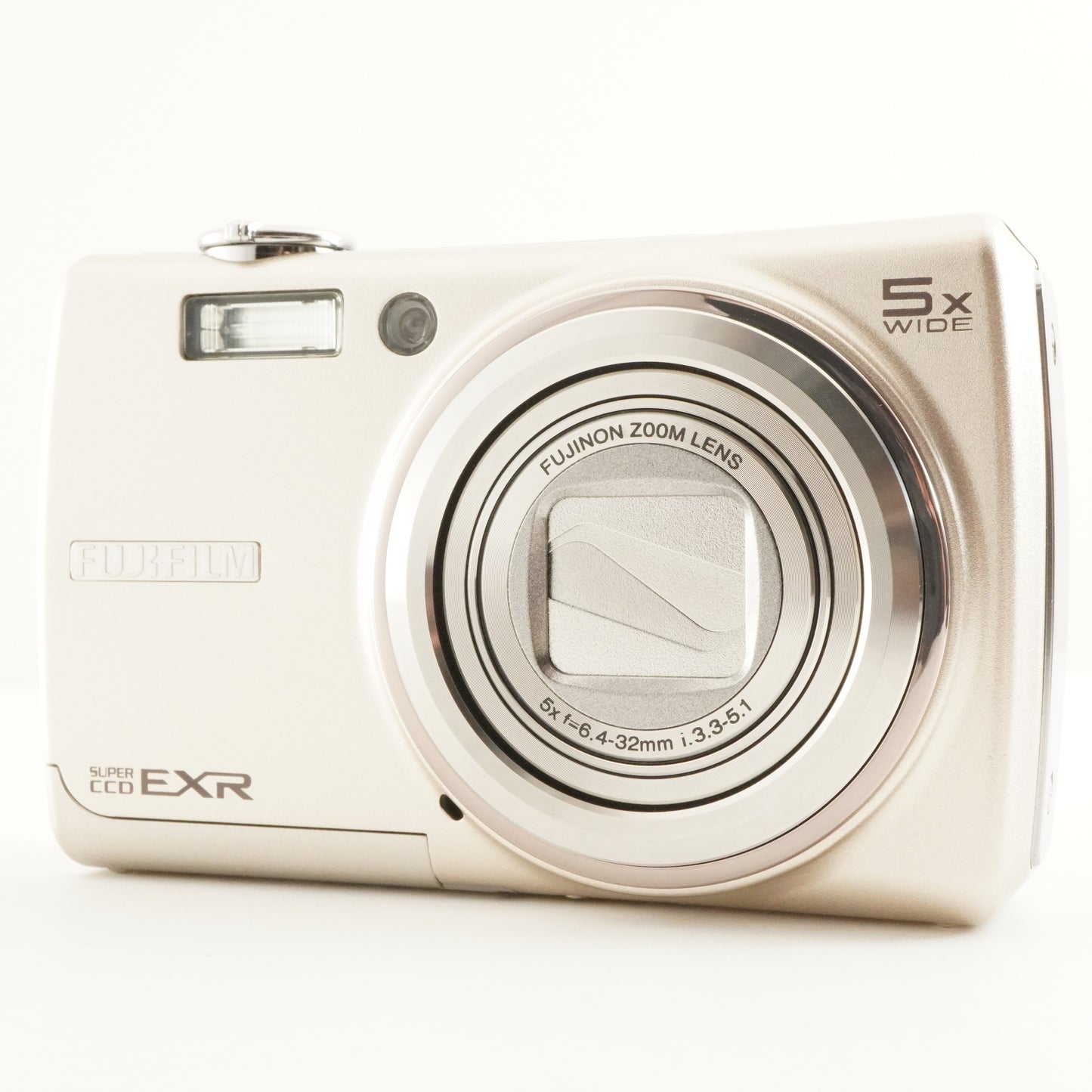 FUJIFILM FinePix F200 EXR Silver + 4GB SDHC Card Digital Camera from Japan #9848