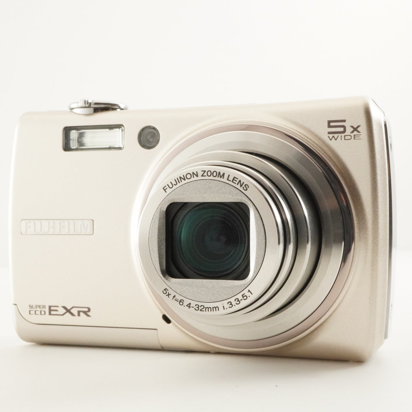 FUJIFILM FinePix F200 EXR Silver + 4GB SDHC Card Digital Camera from Japan #9848