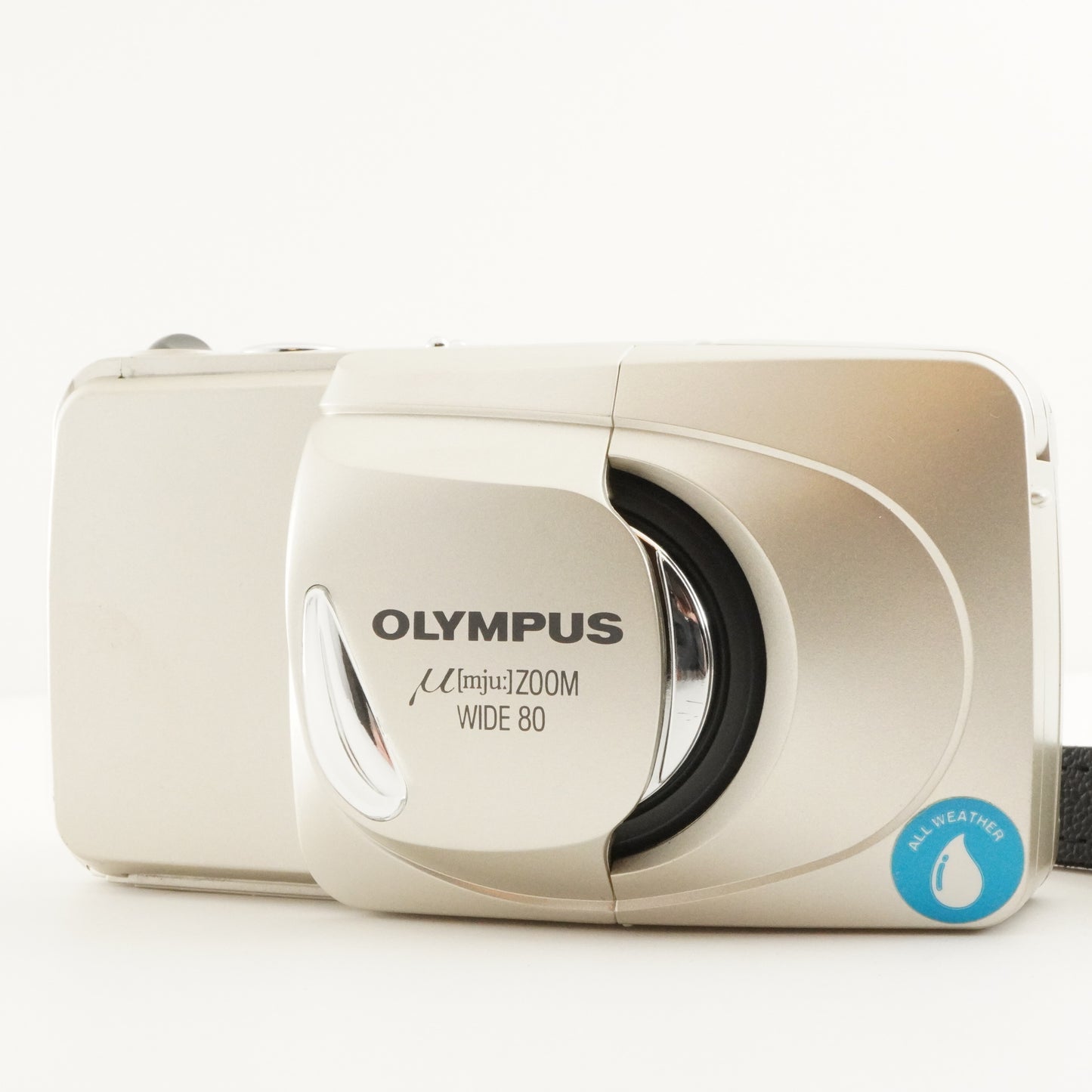 OLYMPUS mju ZOOM WIDE 80 + Case Point & Shoot Film Camera from Japan #9884