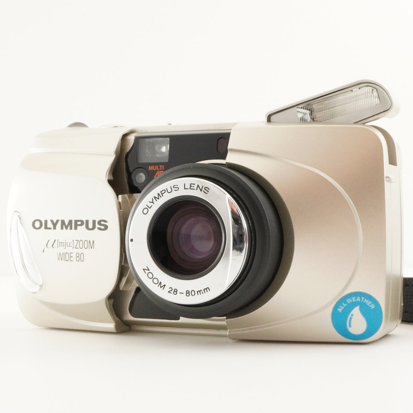OLYMPUS mju ZOOM WIDE 80 + Case Point & Shoot Film Camera from Japan #9884