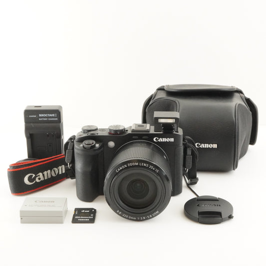 Canon PowerShot G3X + Case + 4GB SDHC Card Digital Camera from Japan #9894