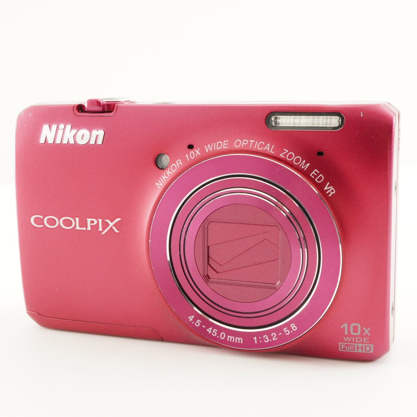 Nikon COOLPIX S6300 Pink With 4GB SDHC Card Digital Camera from Japan #9899