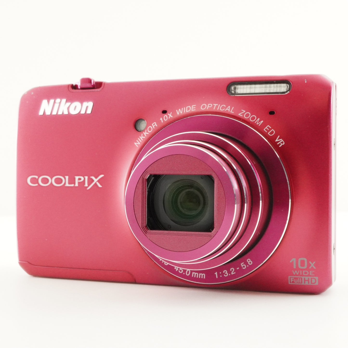 Nikon COOLPIX S6300 Pink With 4GB SDHC Card Digital Camera from Japan #9899