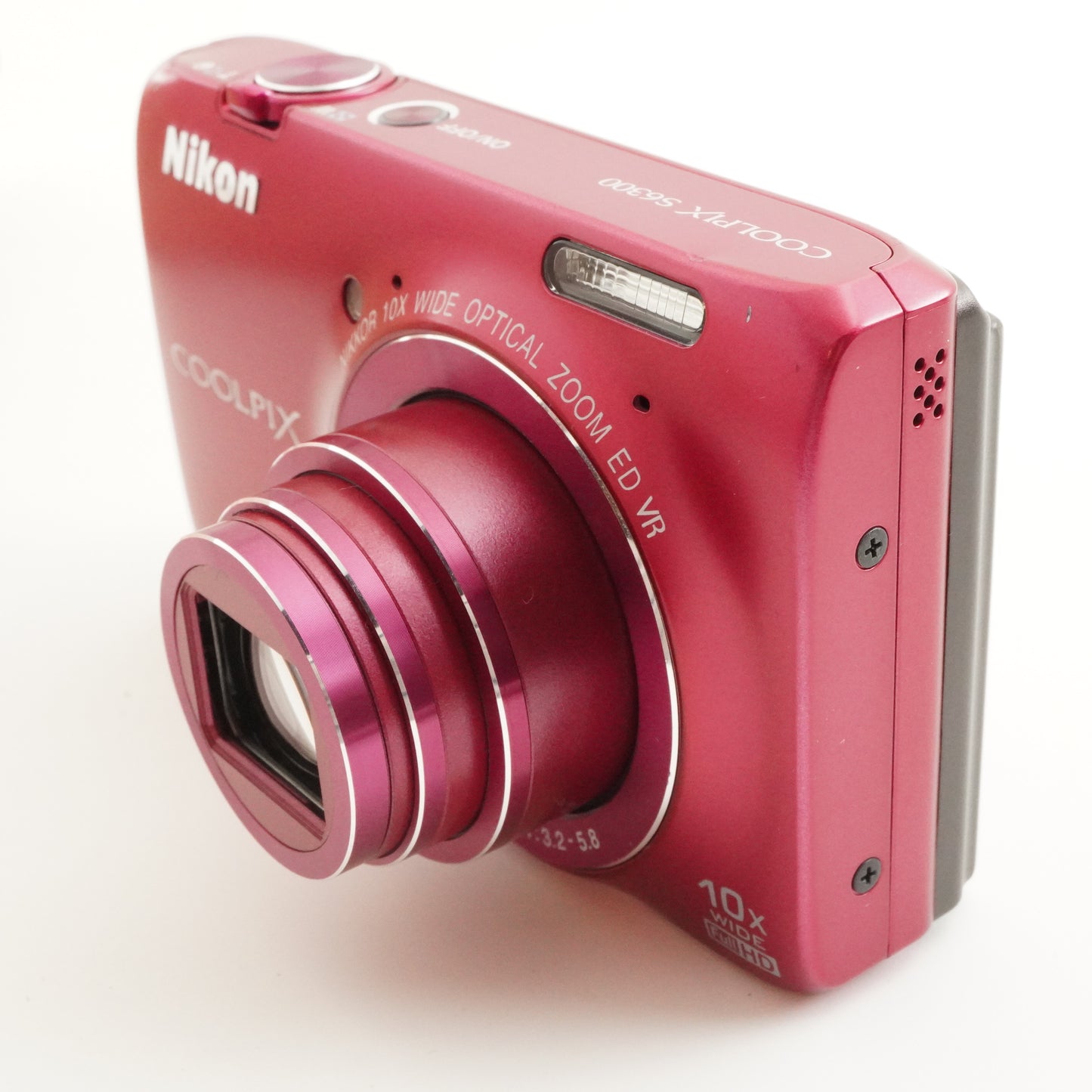 Nikon COOLPIX S6300 Pink With 4GB SDHC Card Digital Camera from Japan #9899