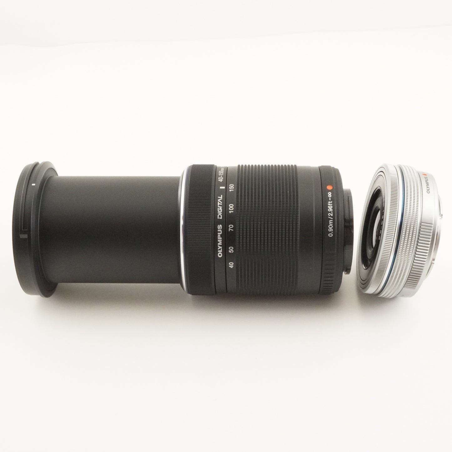 1,076 Shots / OLYMPUS OM-D E-M10 II Silver +14-42+40-150 In Box from Japan #9909