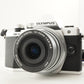 1,076 Shots / OLYMPUS OM-D E-M10 II Silver +14-42+40-150 In Box from Japan #9909