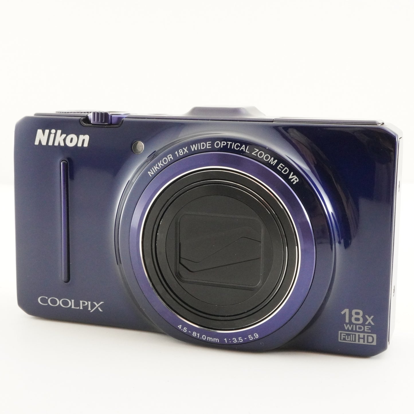 Nikon COOLPIX S9300 Blue With 4GB SDHC Card Digital Camera from Japan #9913