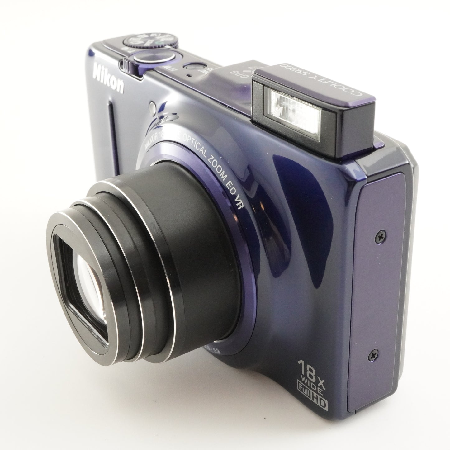 Nikon COOLPIX S9300 Blue With 4GB SDHC Card Digital Camera from Japan #9913