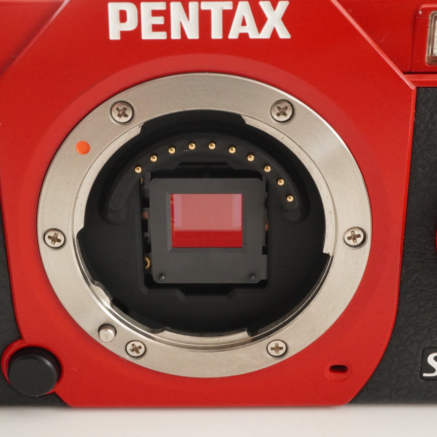 [2,908 Shots] PENTAX Q10 Red + 02 5-15mm +4GB SDHC Card +Case from Japan #9941