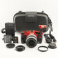 [2,908 Shots] PENTAX Q10 Red + 02 5-15mm +4GB SDHC Card +Case from Japan #9941