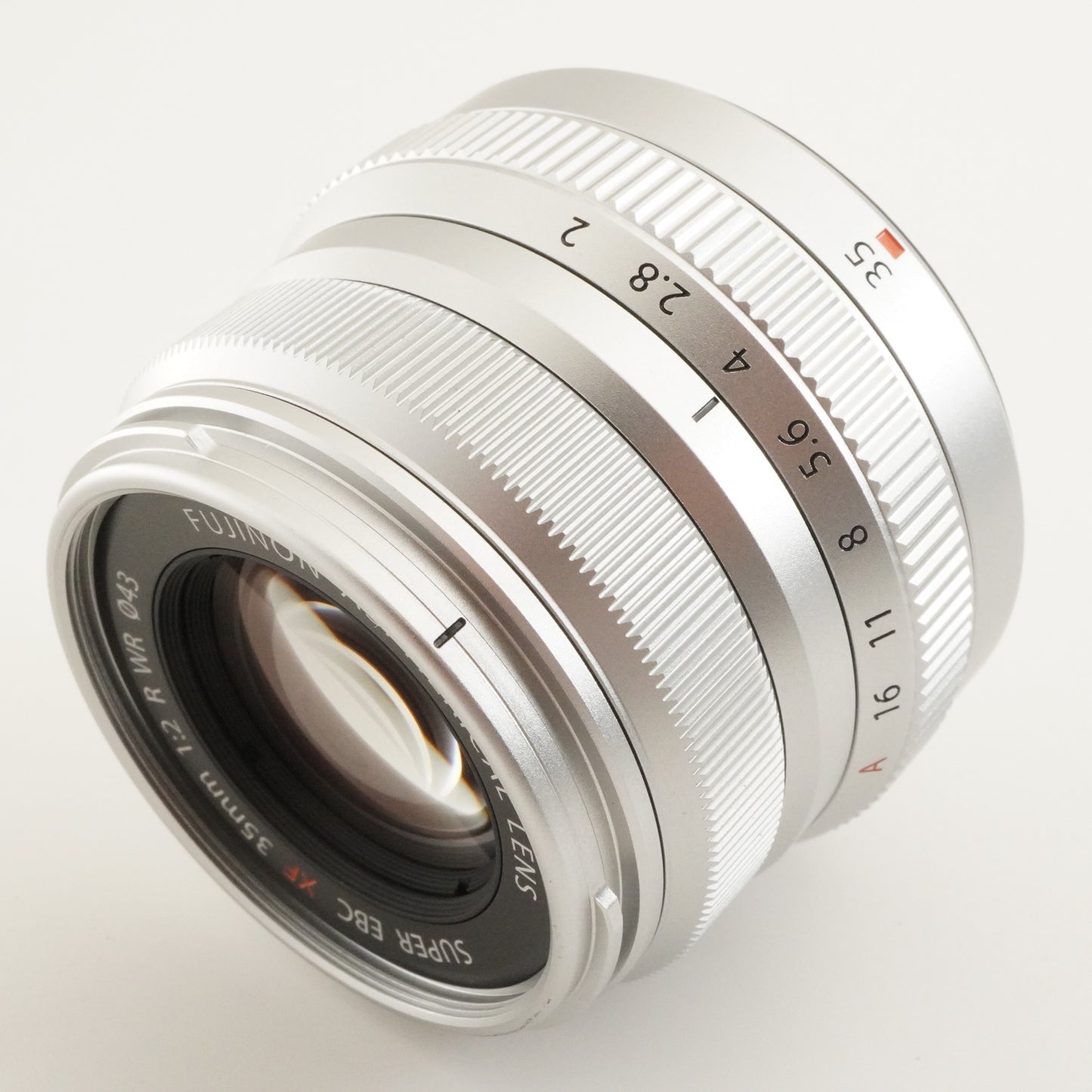 FUJIFILM FUJINON XF 35mm F2 R WR Silver In Box AF Prime Lens from Japan #9952