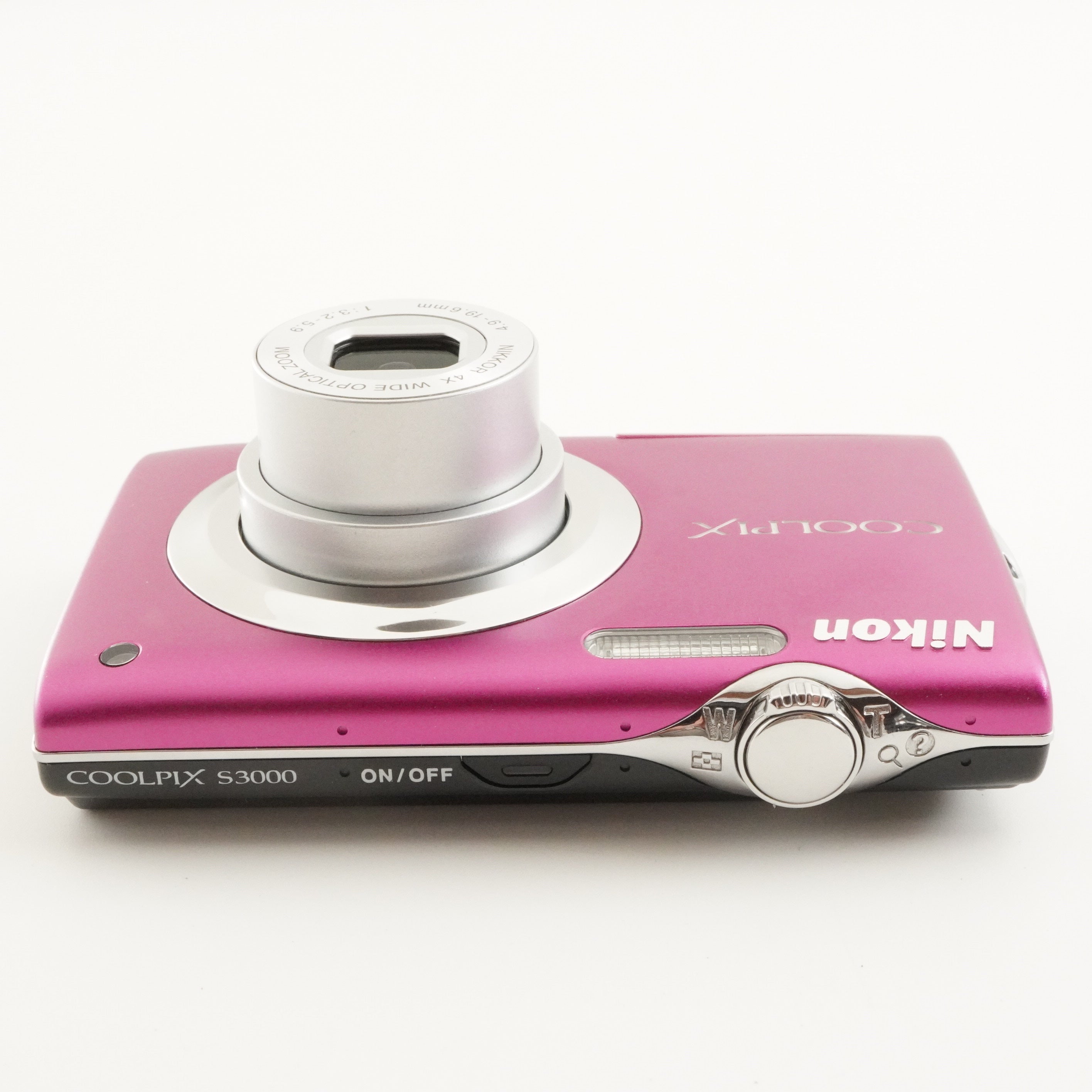 Nikon COOLPIX S3000 Pink In Box + 4GB SDHC Card Digital Camera