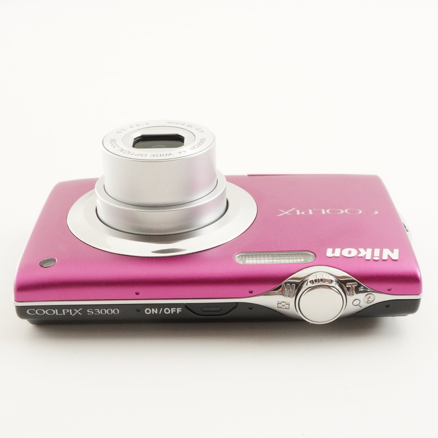 Nikon COOLPIX S3000 Pink In Box + 4GB SDHC Card Digital Camera from Japan #9964