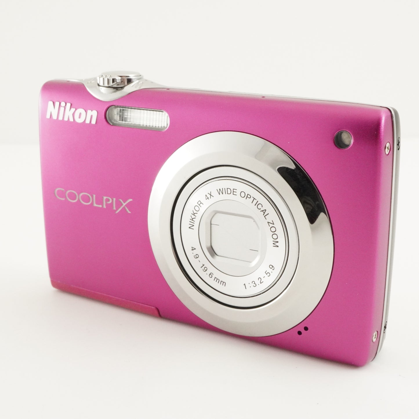 Nikon COOLPIX S3000 Pink In Box + 4GB SDHC Card Digital Camera from Japan #9964