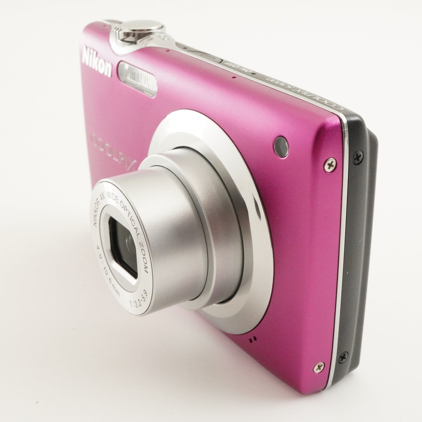 Nikon COOLPIX S3000 Pink In Box + 4GB SDHC Card Digital Camera from Japan #9964