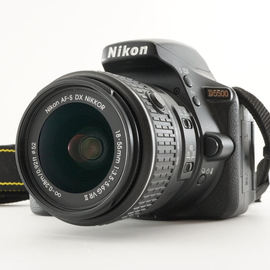[10,450 Shots] Nikon D5500 + AF-S 18-55mm F3.5-5.6G II VR from Japan #8169