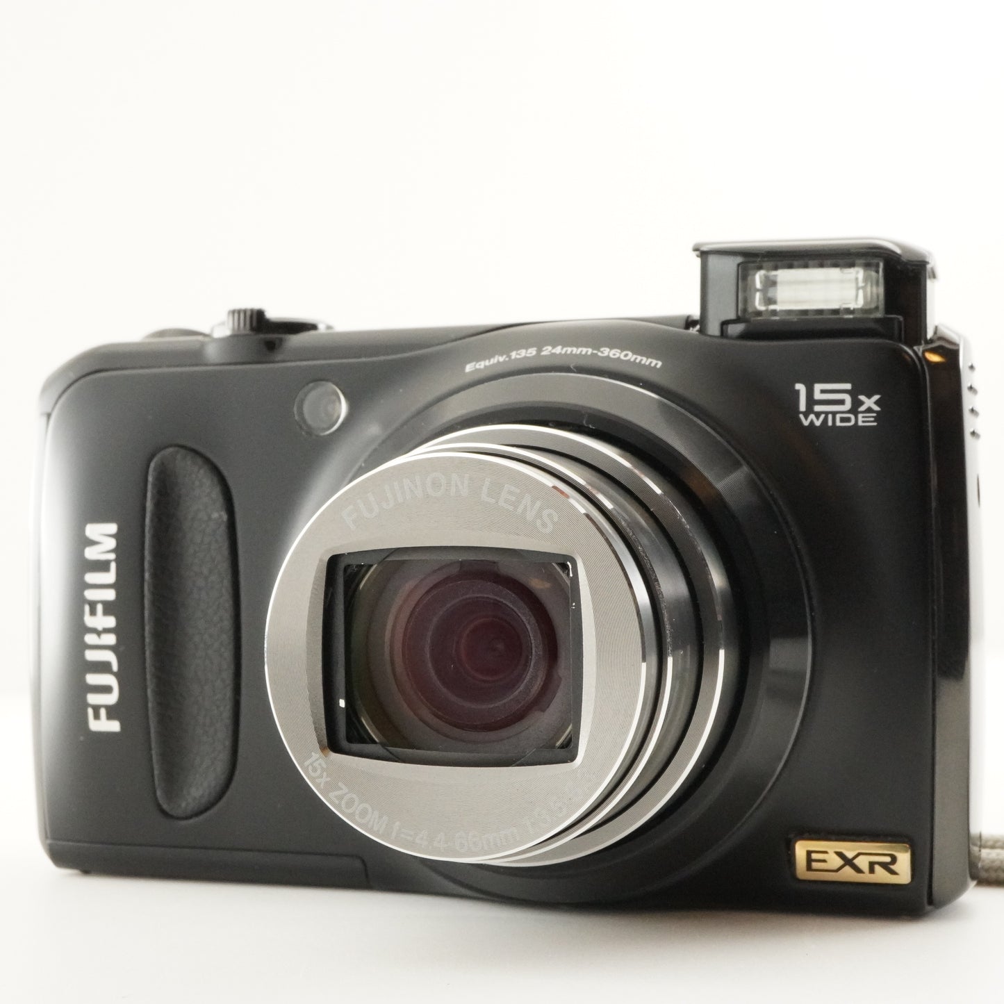 FUJIFILM FinePix F300 EXR Black In Box With 4GB SDHC Card from Japan #8590