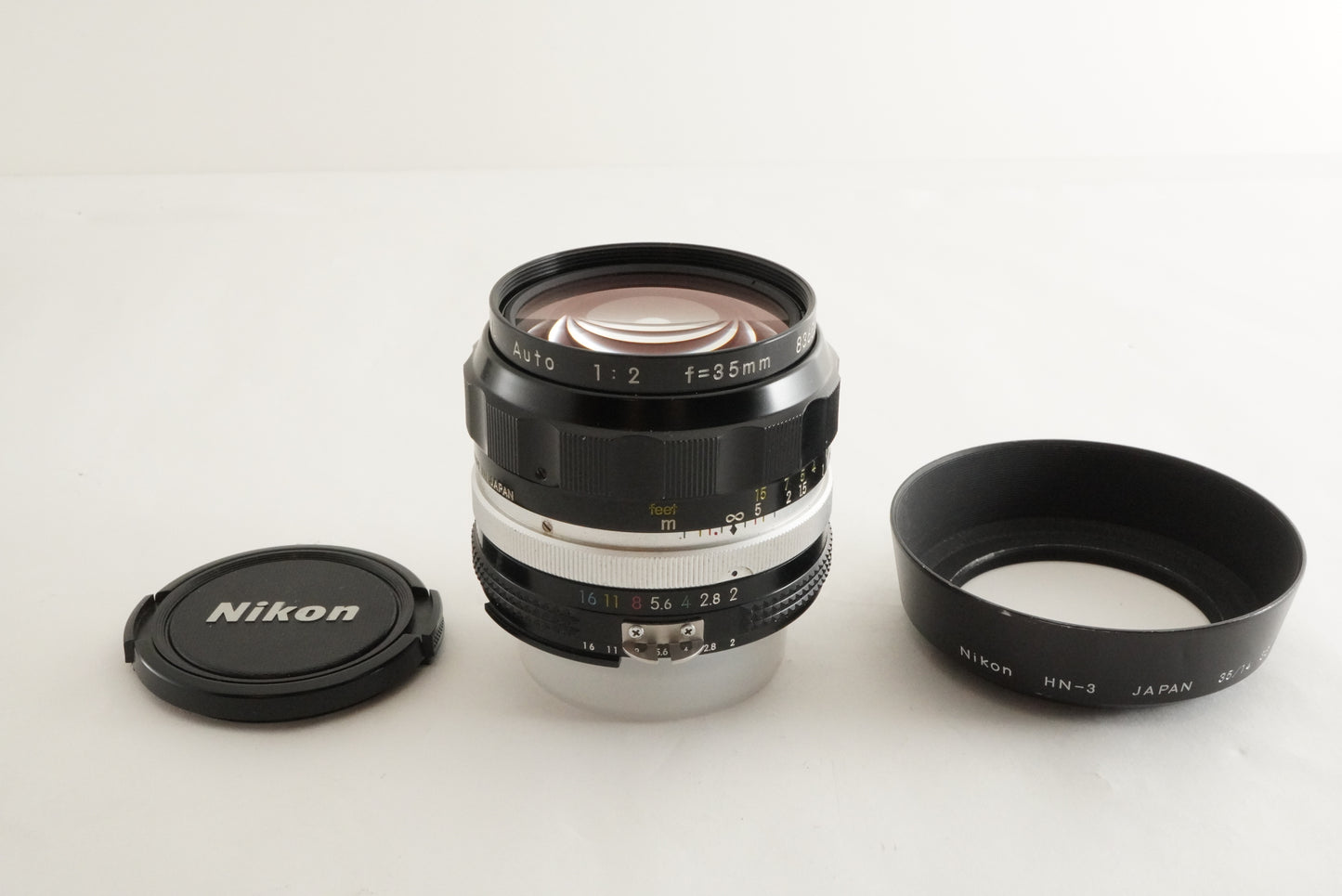 Nikon NIKKOR-O.C Auto 35mm F2 Ai-Converted MF Wide Angle Lens from Japan #1678