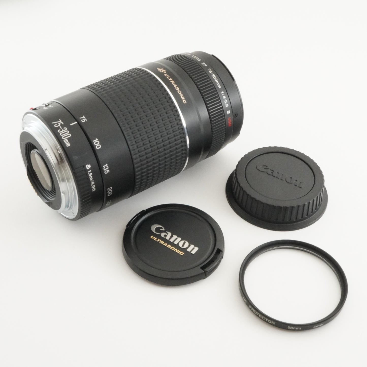 Canon EF 75-300mm F4-5.6 III USM AF Telephoto Lens from Japan #4068