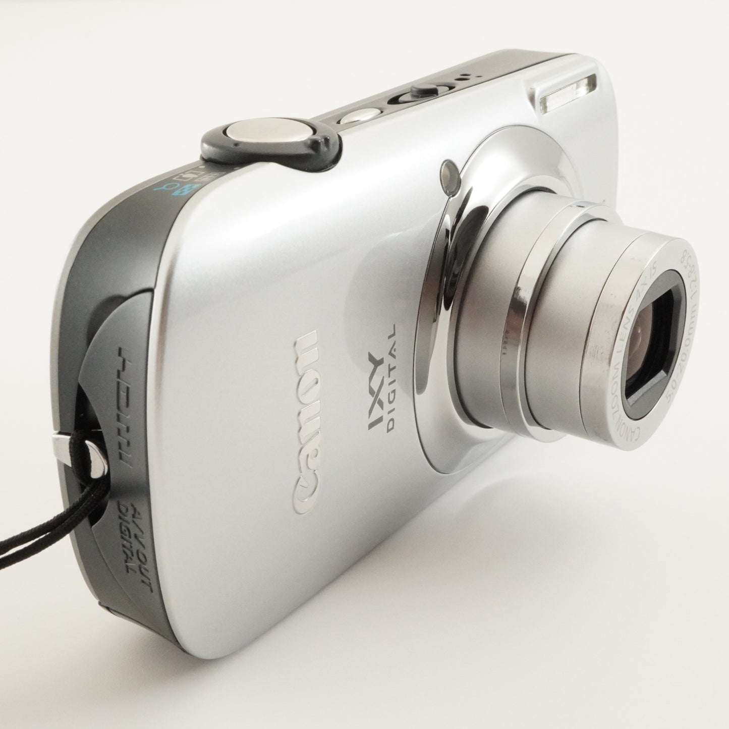 Canon IXY DIGITAL 510 IS Silver With 4GB SDHC Card from Japan #7241