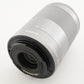 Canon EF-M 55-200mm F4.5-6.3 IS STM Silver AF Telephoto Lens from Japan #4268