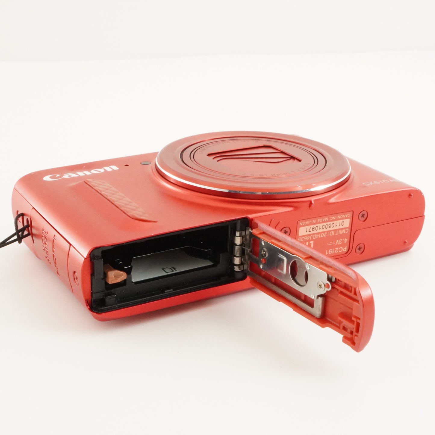 Canon PowerShot SX610 HS Red With 4GB SDHC Card Digital Camera from Japan #7264