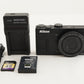 Nikon COOLPIX P340 Black With 4GB SDHC Card Digital Camera from Japan #2259