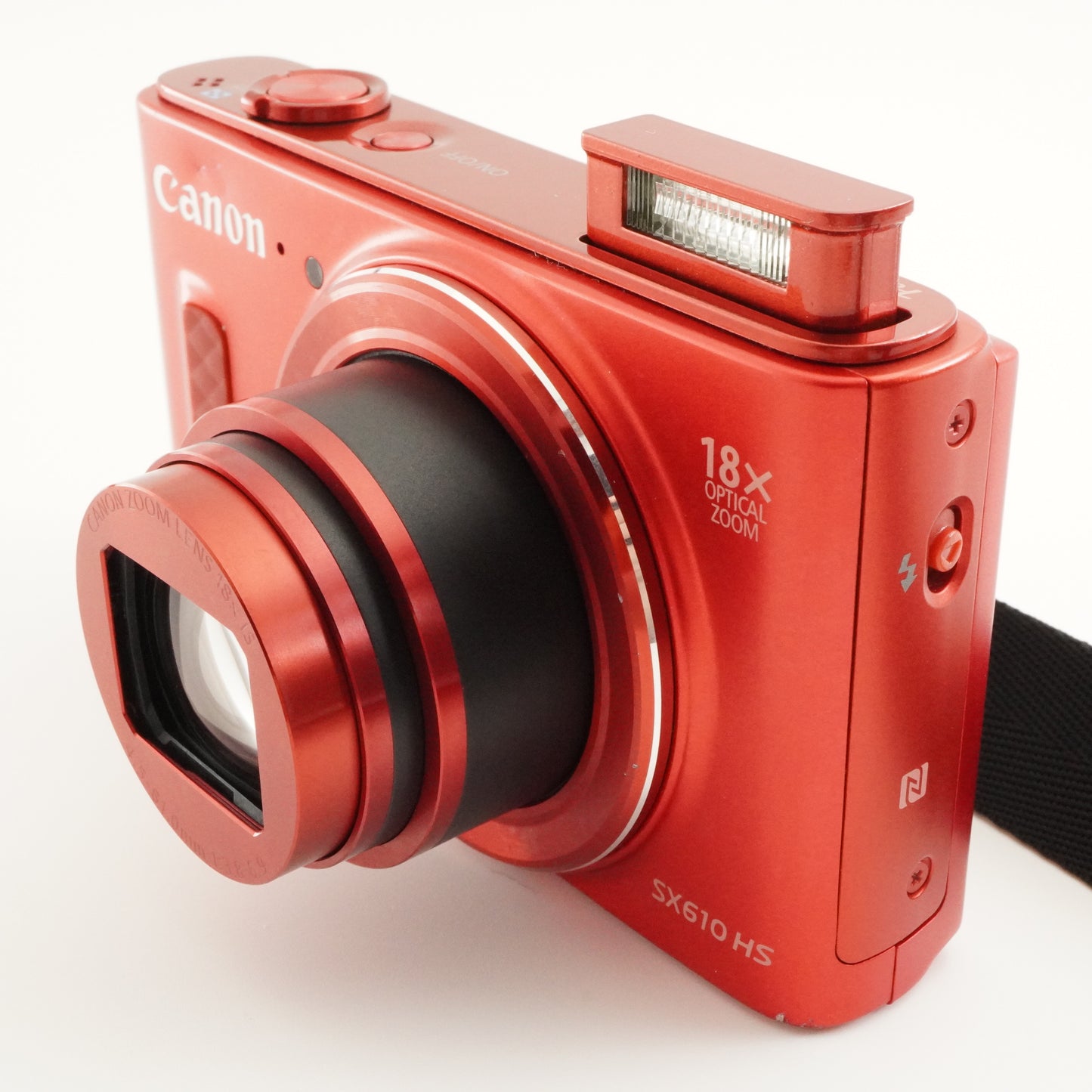 Canon PowerShot SX610 HS Red With 4GB SDHC Card Digital Camera from Japan #7264