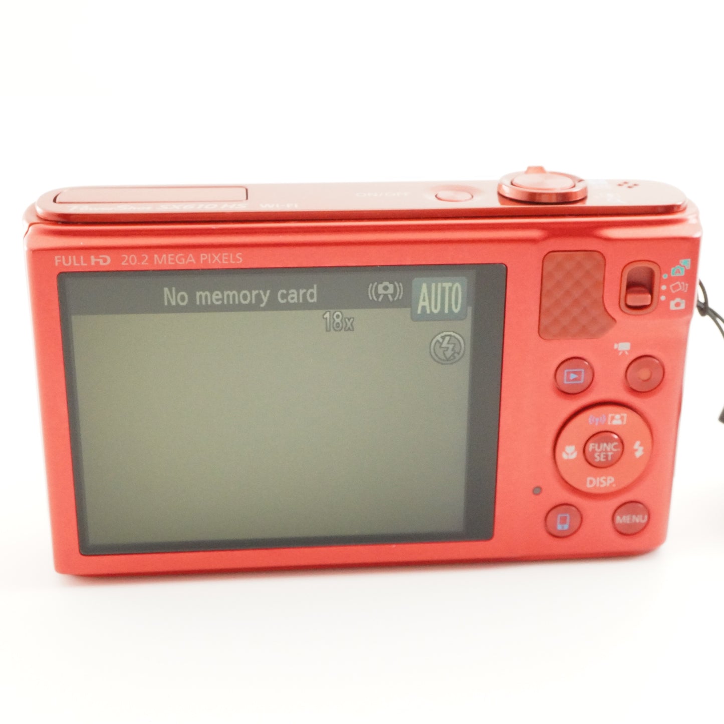 Canon PowerShot SX610 HS Red With 4GB SDHC Card Digital Camera from Japan #7264