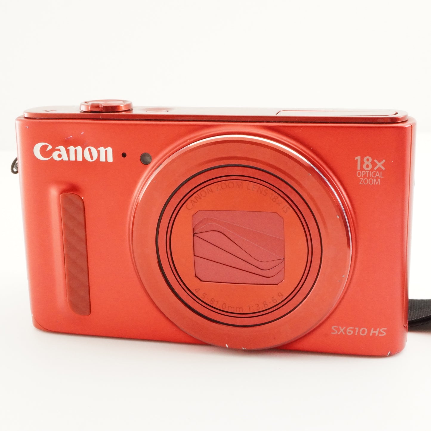 Canon PowerShot SX610 HS Red With 4GB SDHC Card Digital Camera from Japan #7264