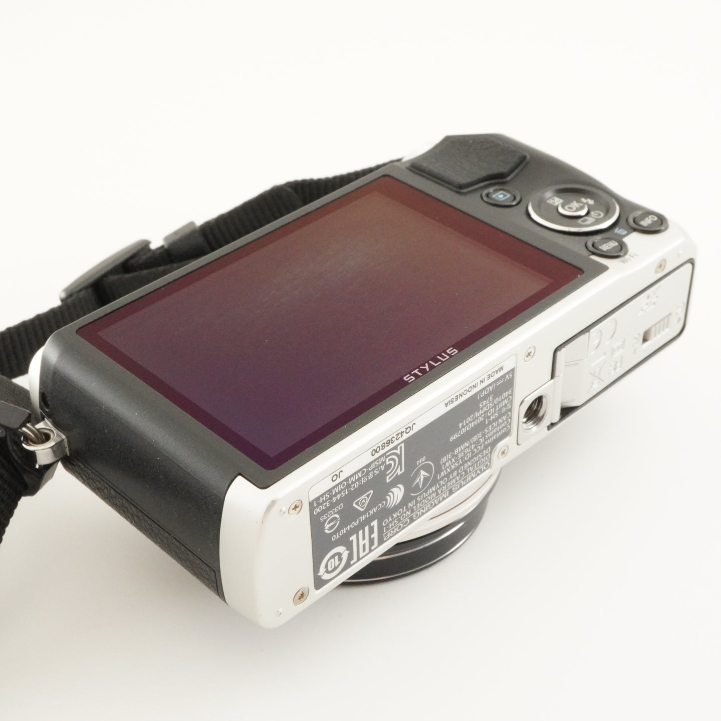OLYMPUS STYLUS SH-1 Silver With 4GB SDHC Card Digital Camera from Japan #7222