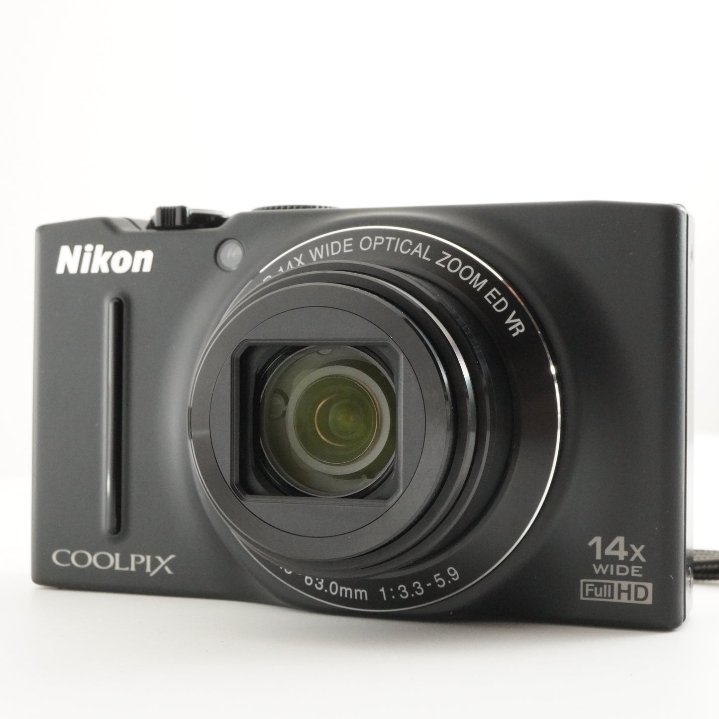 Nikon COOLPIX S8200 Black In Box With 4GB SDHC Card from Japan #4008